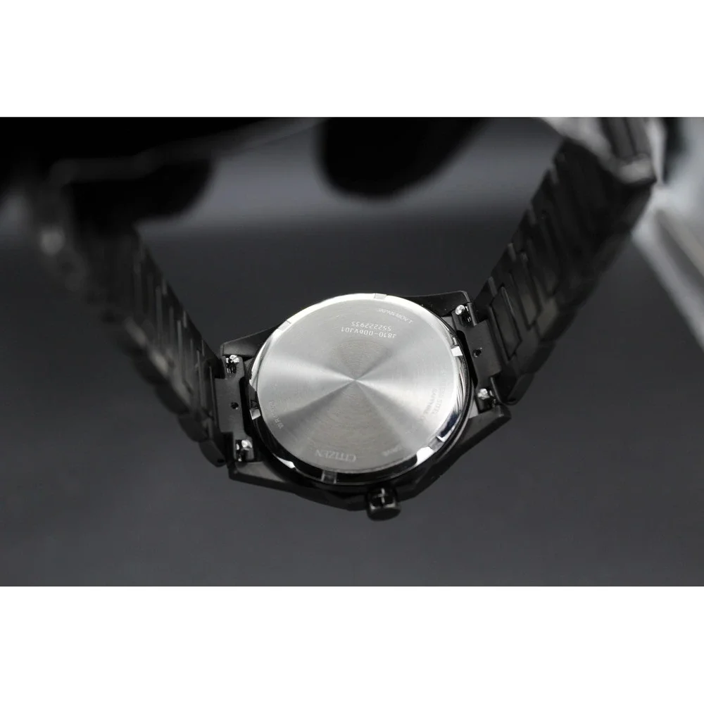 Citizen Brycen AW1855-52E Eco-Drive Black 42mm Sapphire NIB Full Set